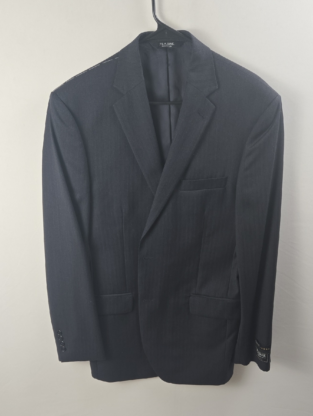 Jos. A. Banks‎ Signature Traditional Fit Men's Black Wool Blazer Sz 42 L